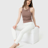 Polo Sin Manga Para Mujer Modal Tank Marrón Bsoul