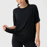 Polo Manga Corta Para Mujer T-Shirt Anto Aloe Negro Bsoul