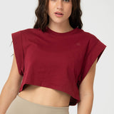 Polo Sin Manga Para Mujer Clarissa Rojo Bsoul