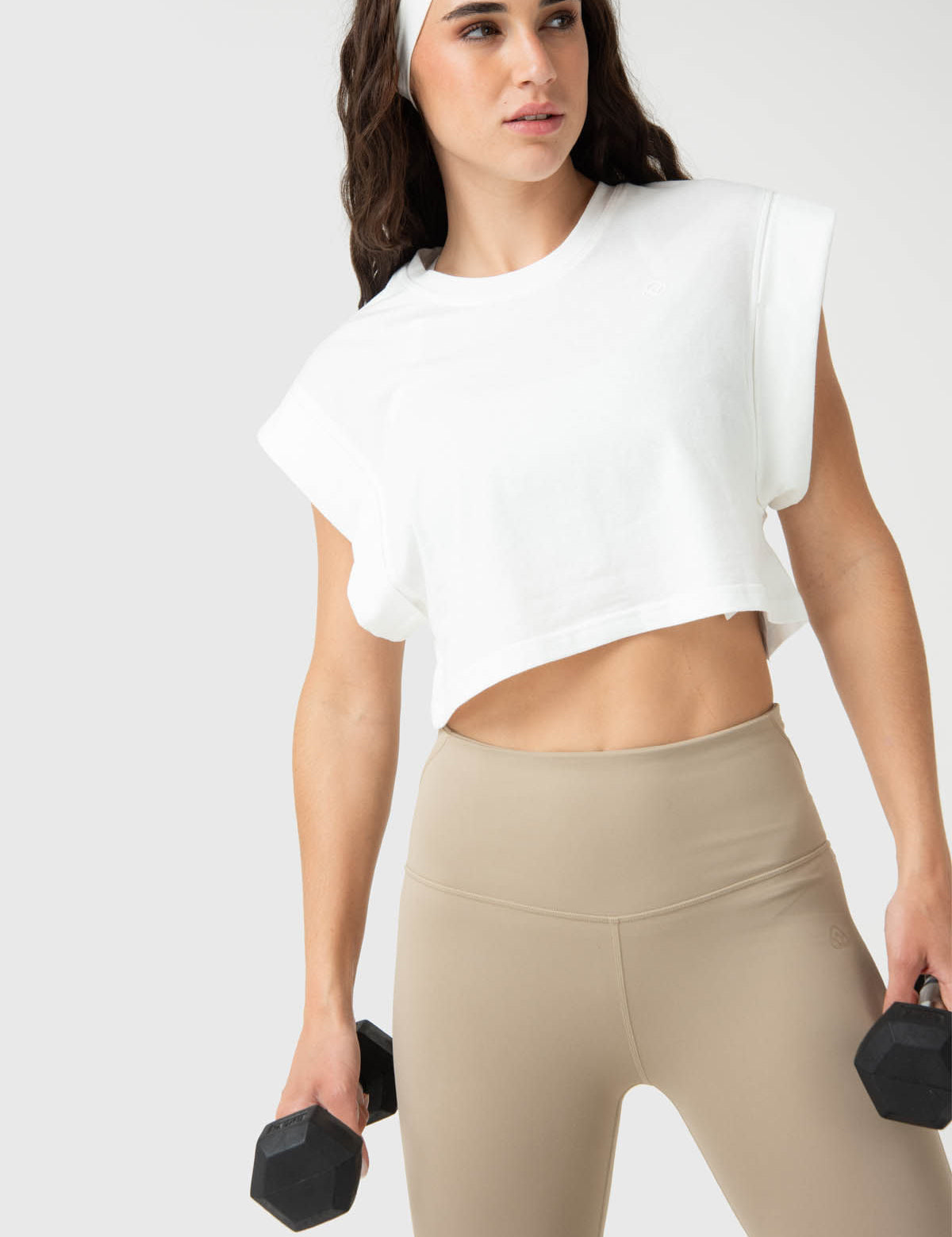 Polo Sin Manga Para Mujer Clarissa Blanco Bsoul