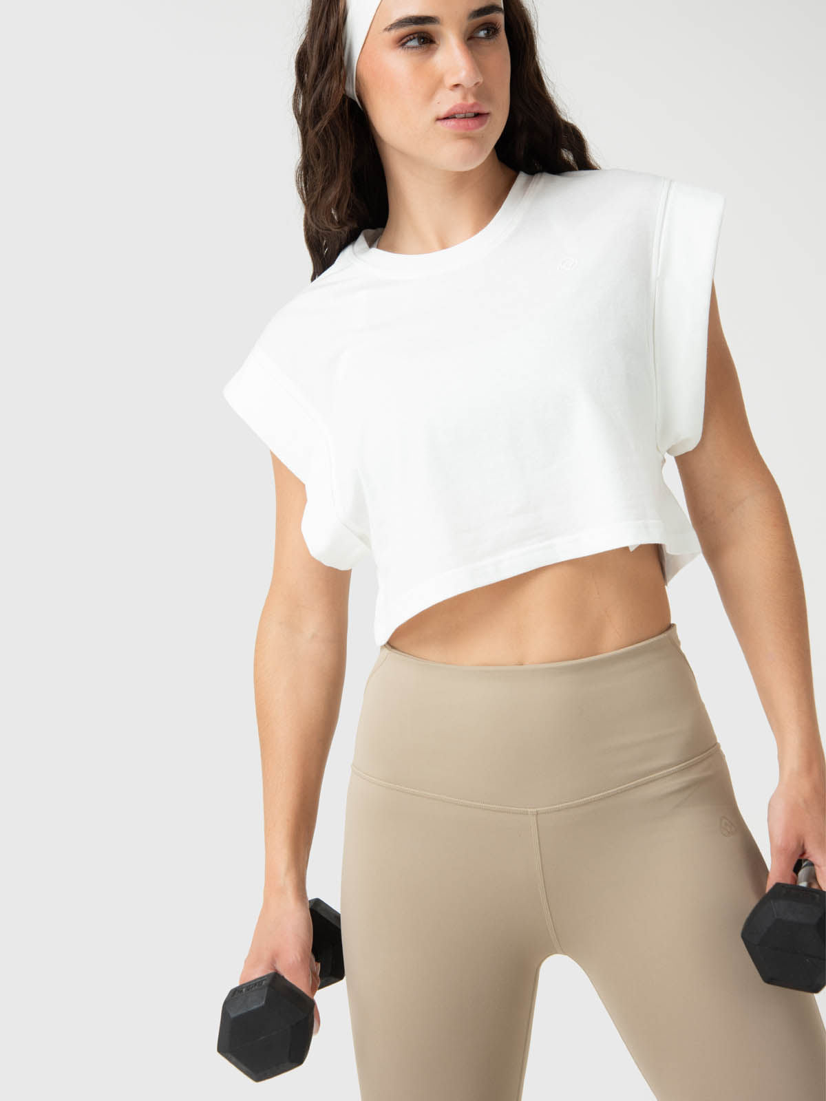 Polo Sin Manga Para Mujer Clarissa Blanco Bsoul