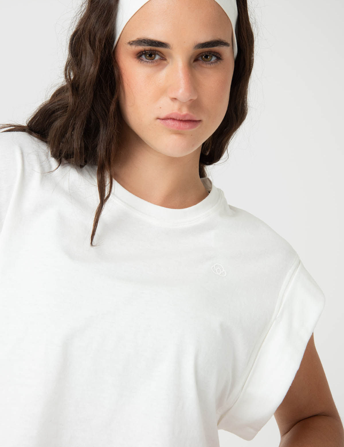 Polo Sin Manga Para Mujer Clarissa Blanco Bsoul