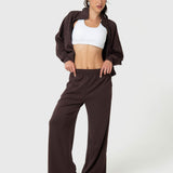 Pantalón Para Mujer Modal Pants Aloe Marrón Bsoul