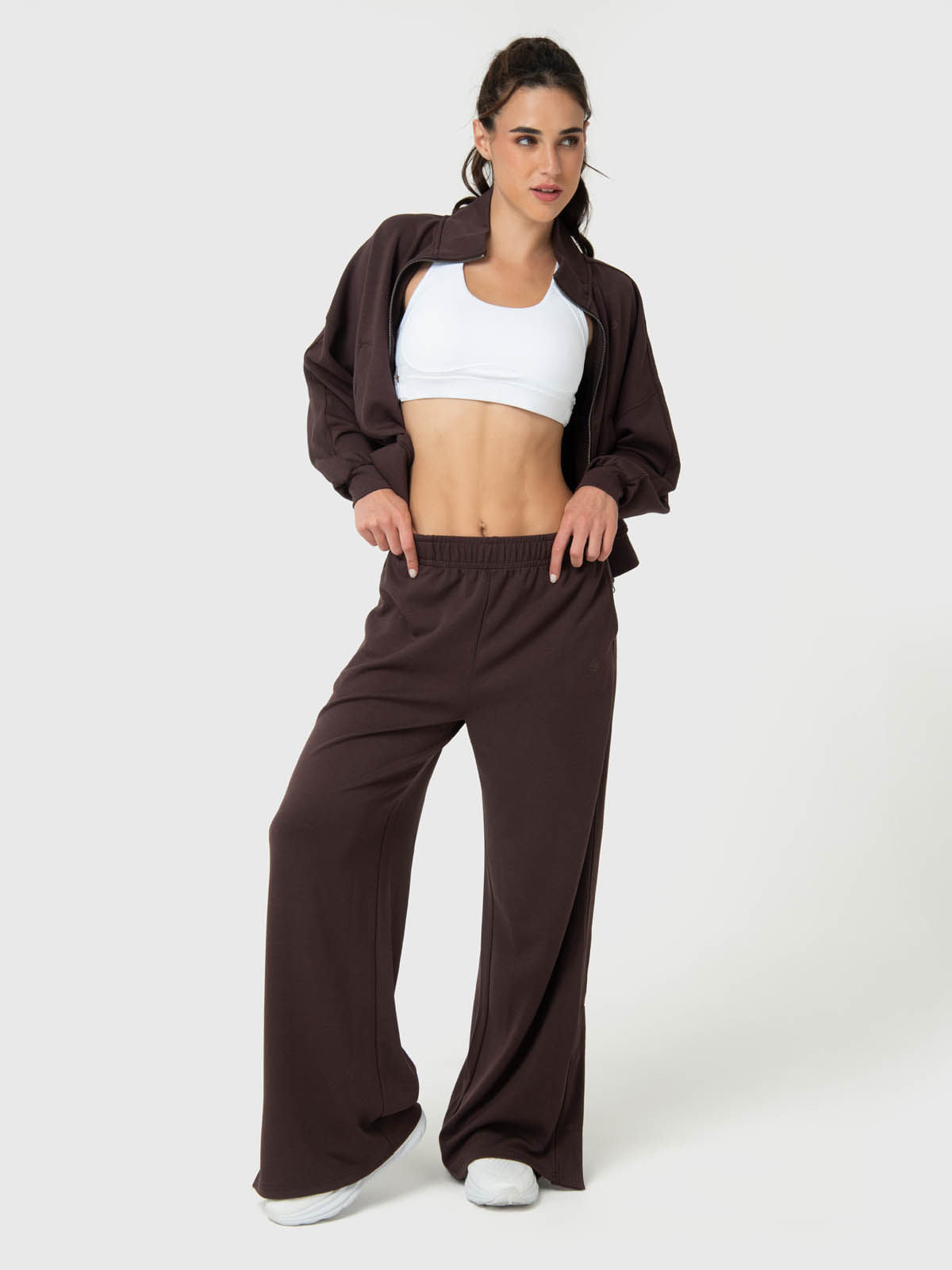 Pantalón Para Mujer Modal Pants Aloe Marrón Bsoul