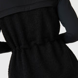 Chaleco Para Mujer Sherpa Negro Bsoul