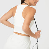 Bra Para Mujer Modal Rib Aloe Blanco Bsoul