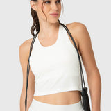 Bra Para Mujer Modal Rib Aloe Blanco Bsoul