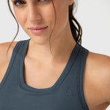 Bra Para Mujer Modal Rib Aloe Gris Bsoul
