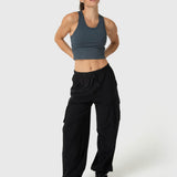 Bra Para Mujer Modal Rib Aloe Gris Bsoul