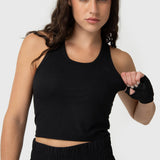 Bra Para Mujer Modal Rib Aloe Negro Bsoul