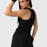 Bra Para Mujer Modal Rib Aloe Negro Bsoul