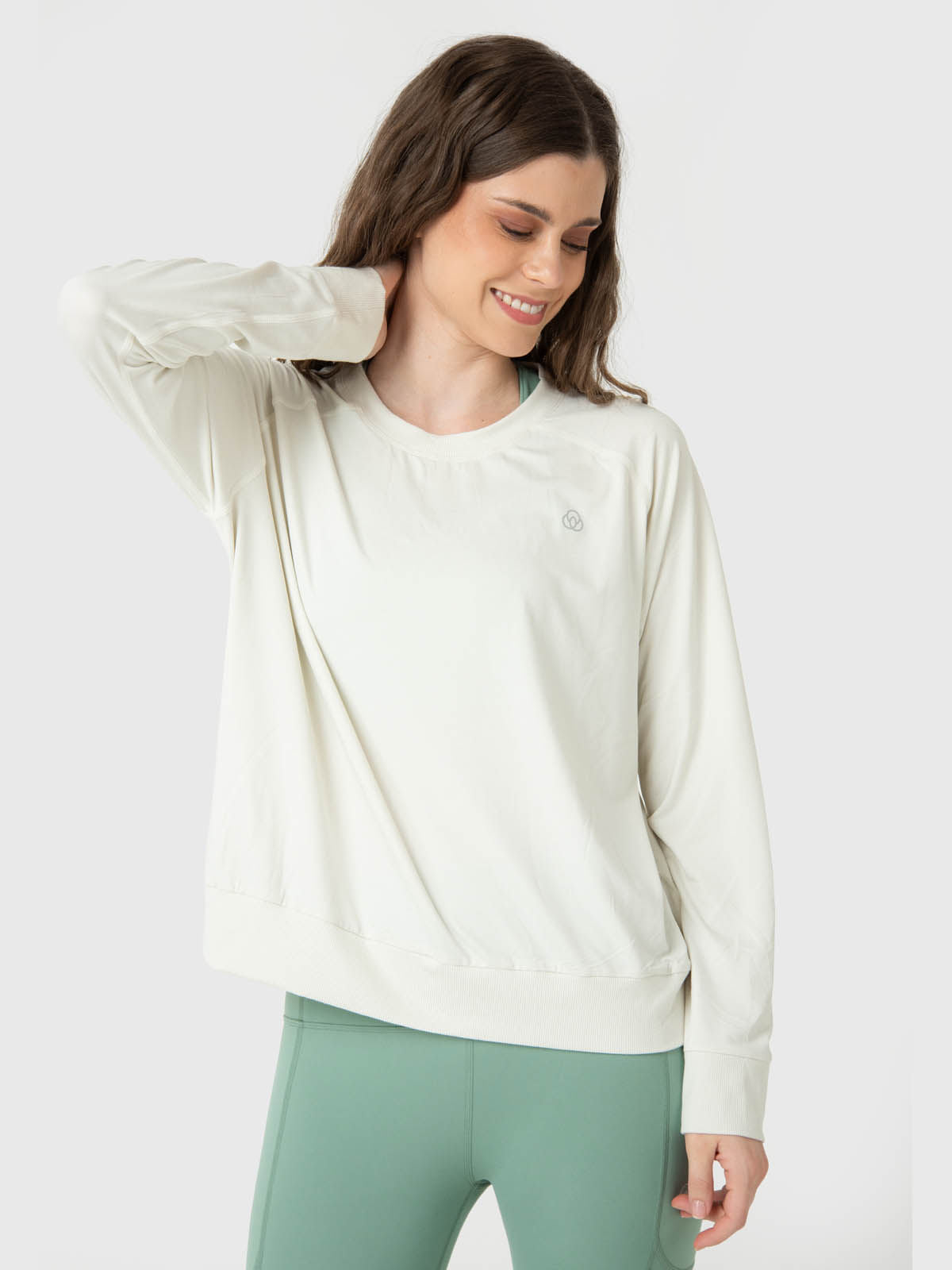 Polera Para Mujer Crew Neck Blanco Bsoul