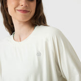 Polera Para Mujer Crew Neck Blanco Bsoul
