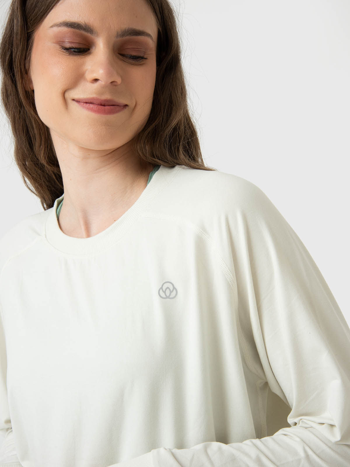 Polera Para Mujer Crew Neck Blanco Bsoul