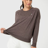Polera Para Mujer Crew Neck Marrón Bsoul