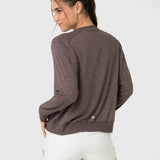 Polera Para Mujer Crew Neck Marrón Bsoul