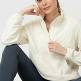 Polar Para Mujer Mid Zip Blanco Bsoul