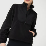 Polar Para Mujer Mid Zip Negro Bsoul