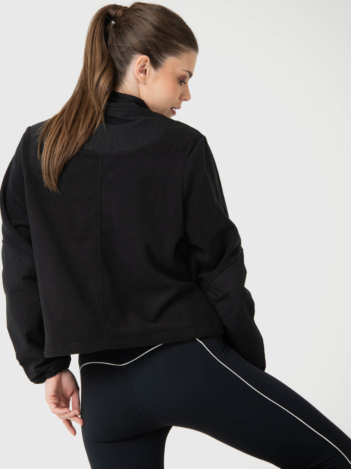 Polar Para Mujer Mid Zip Negro Bsoul