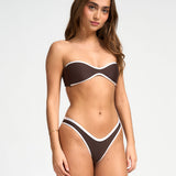 Bikini Top Para Mujer Jade Marrón Bsoul