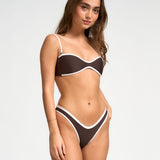 Bikini Top Para Mujer Jade Marrón Bsoul
