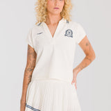 Polo Manga Corta Para Mujer Saint Malé Heritage Blanco Bsoul
