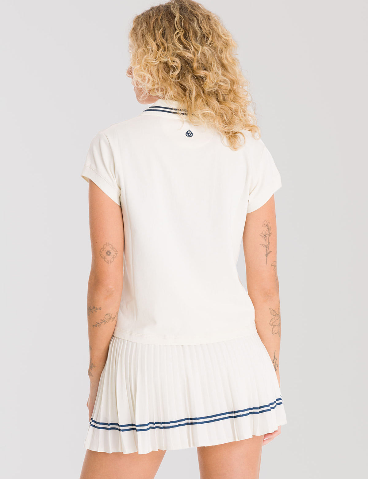 Polo Manga Corta Para Mujer Saint Malé Heritage Blanco Bsoul