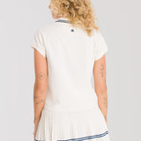 Polo Manga Corta Para Mujer Saint Malé Heritage Blanco Bsoul