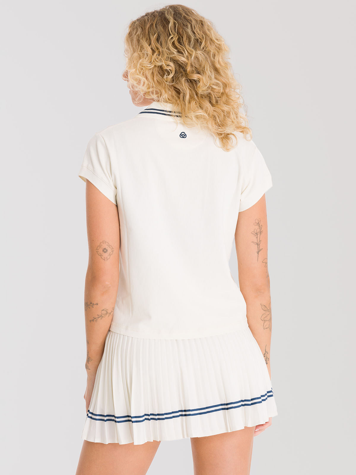 Polo Manga Corta Para Mujer Saint Malé Heritage Blanco Bsoul