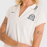 Polo Manga Corta Para Mujer Saint Malé Heritage Blanco Bsoul