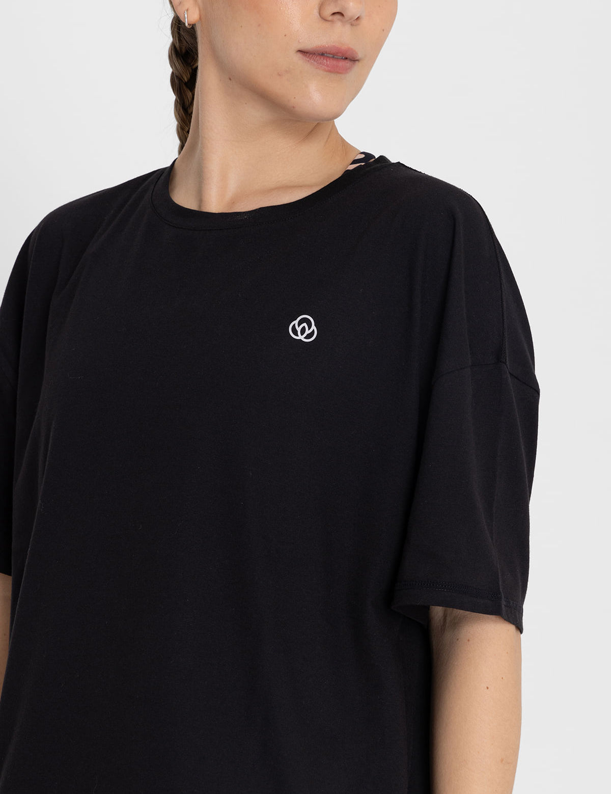 Polo  Para Mujer Oversize Anto Negro Bsoul