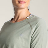 Polo Half Zip para Mujer