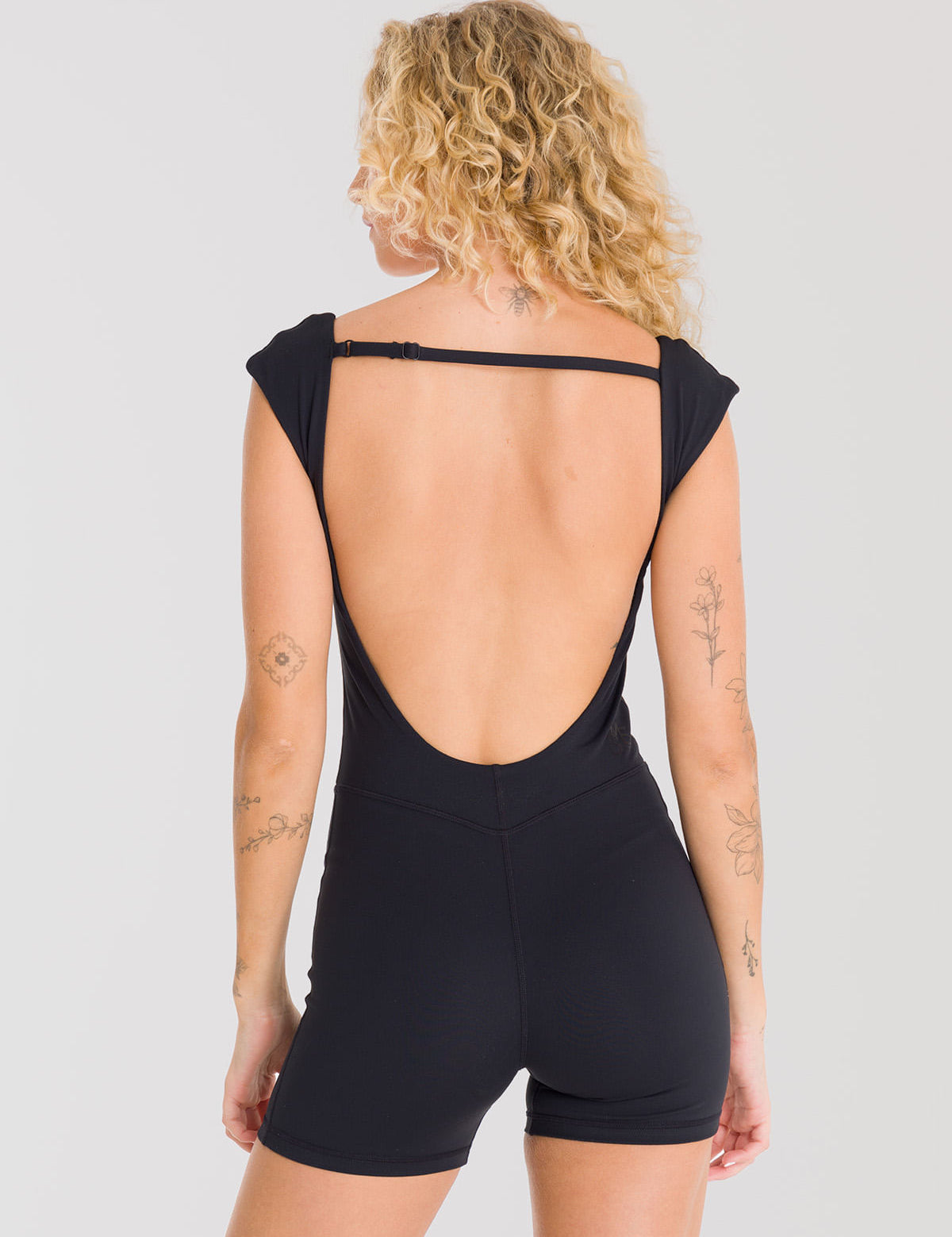 Enterizo Corto Para Mujer Saint Malé Kira Negro Bsoul