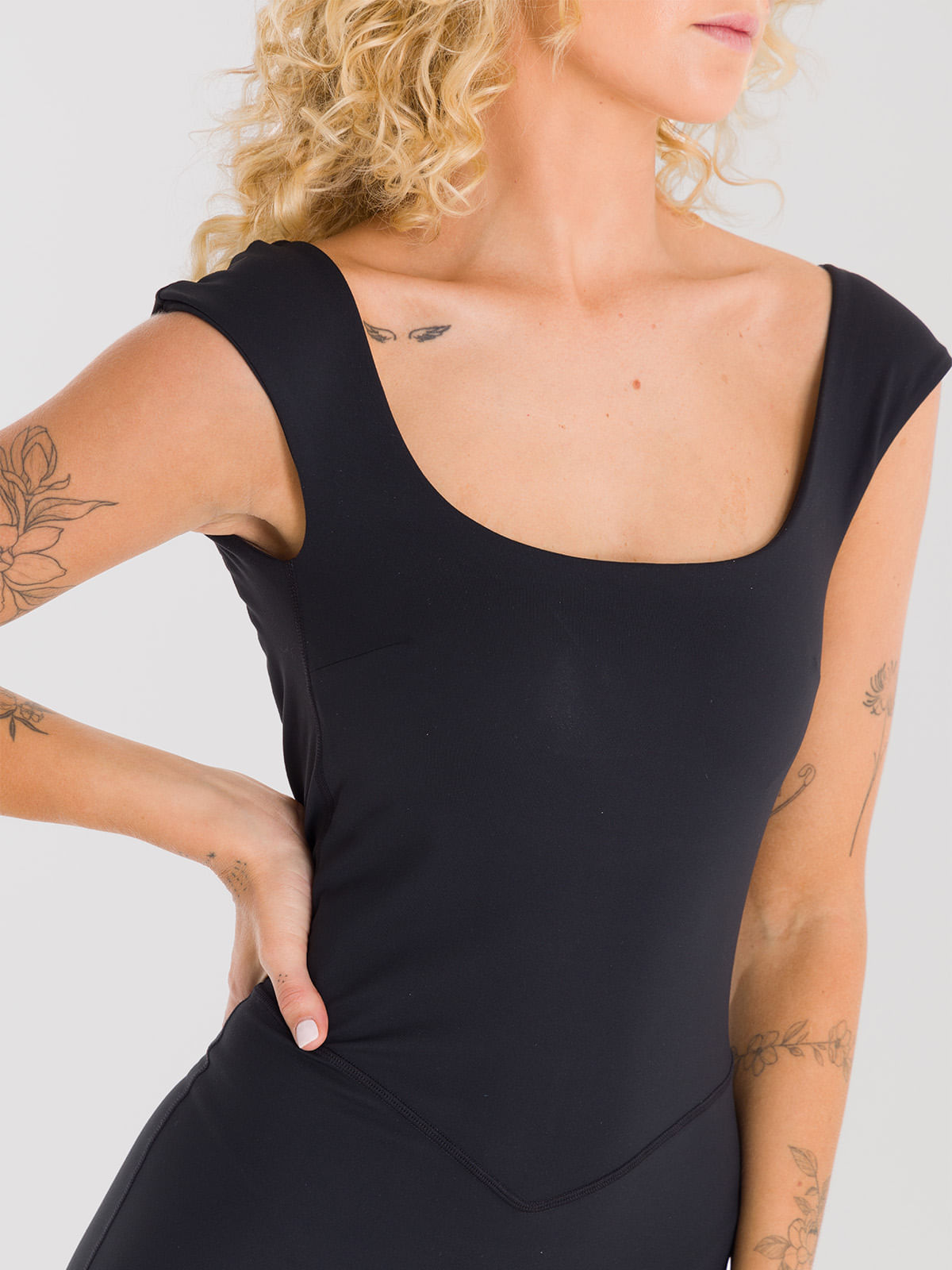 Enterizo Corto Para Mujer Saint Malé Kira Negro Bsoul