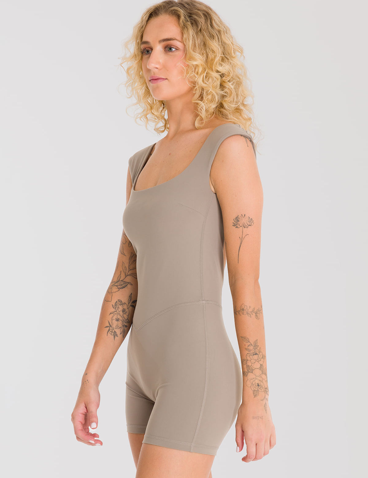 Enterizo Corto Para Mujer Saint Malé Kira Marrón Bsoul
