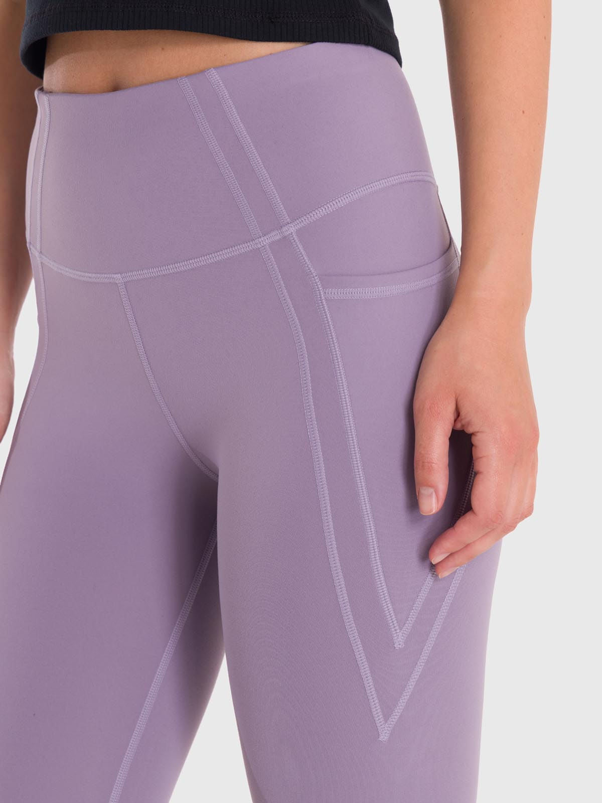 Legging Para Mujer Ankle Maca Morado Bsoul
