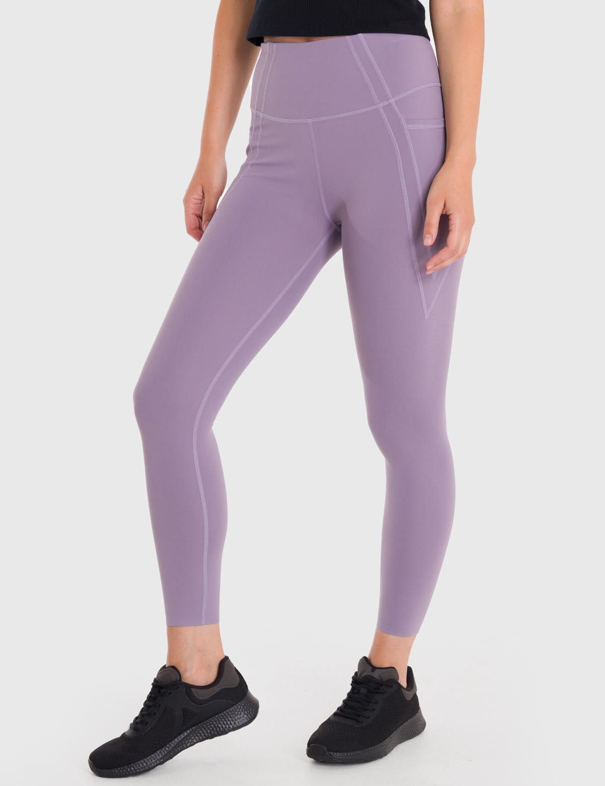 Legging Para Mujer Ankle Maca Morado Bsoul