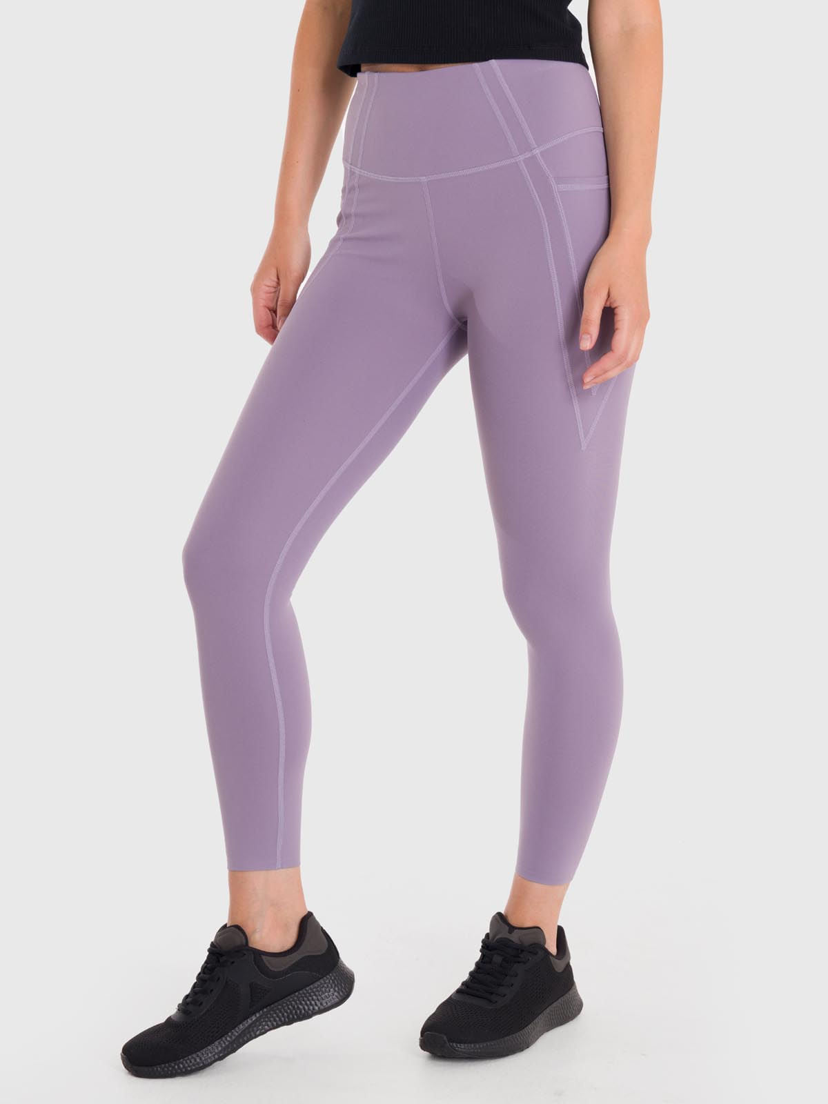 Legging Para Mujer Ankle Maca Morado Bsoul
