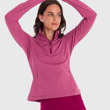 Polo Manga Larga Para Mujer Warmer Valeria Rosado Bsoul