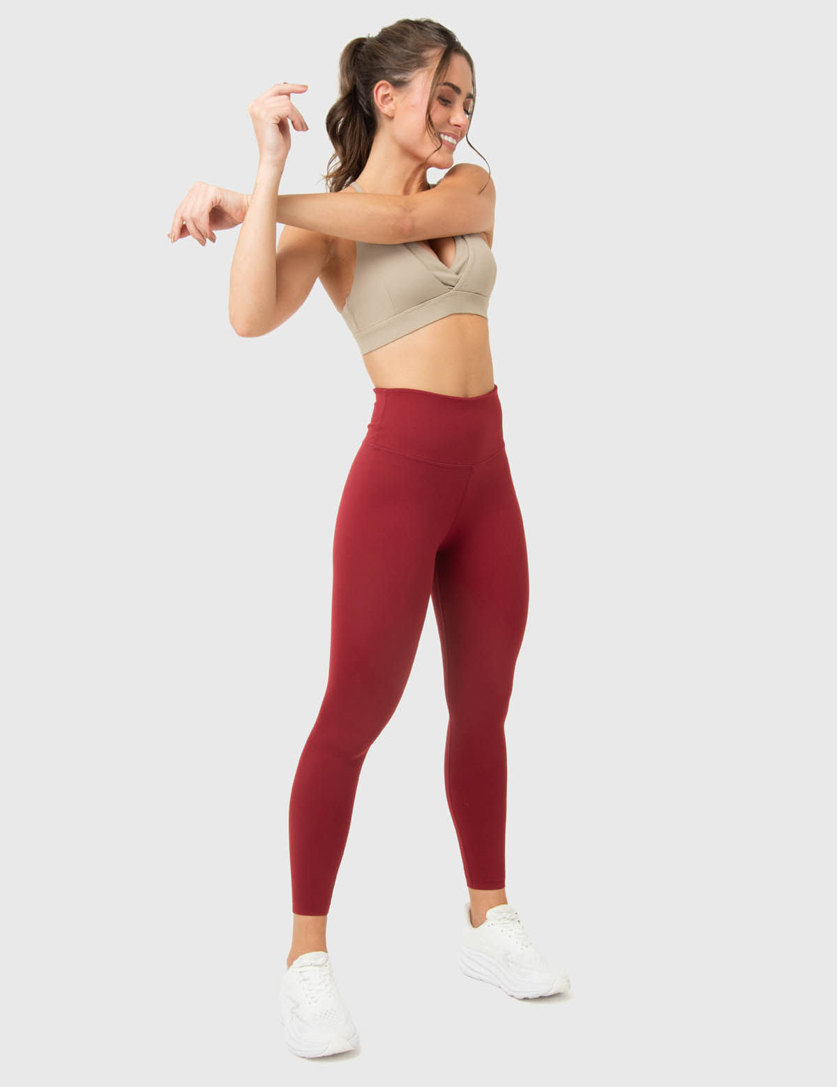 Legging Para Mujer Ankle Maya Rojo Bsoul