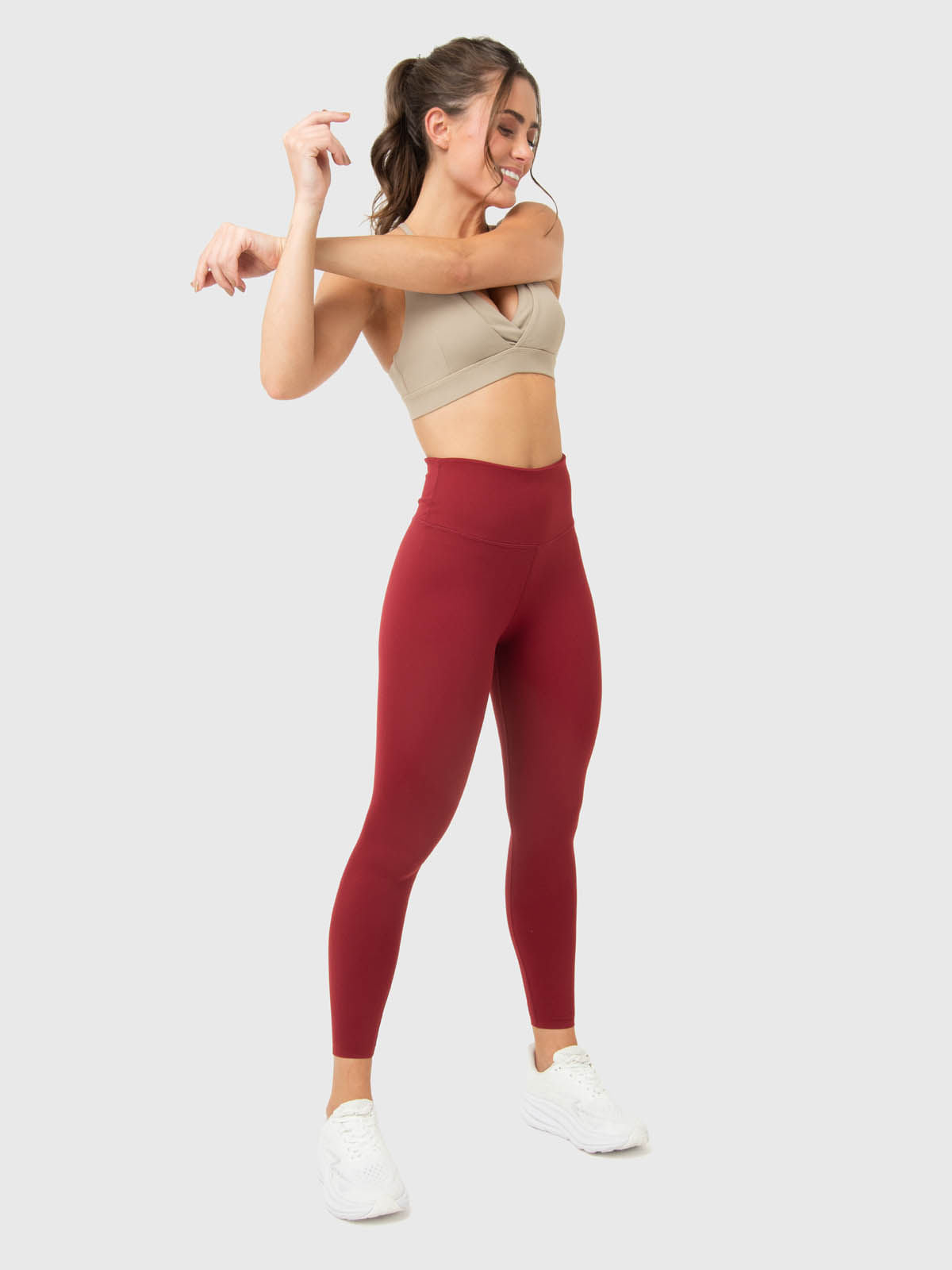Legging Para Mujer Ankle Maya Rojo Bsoul