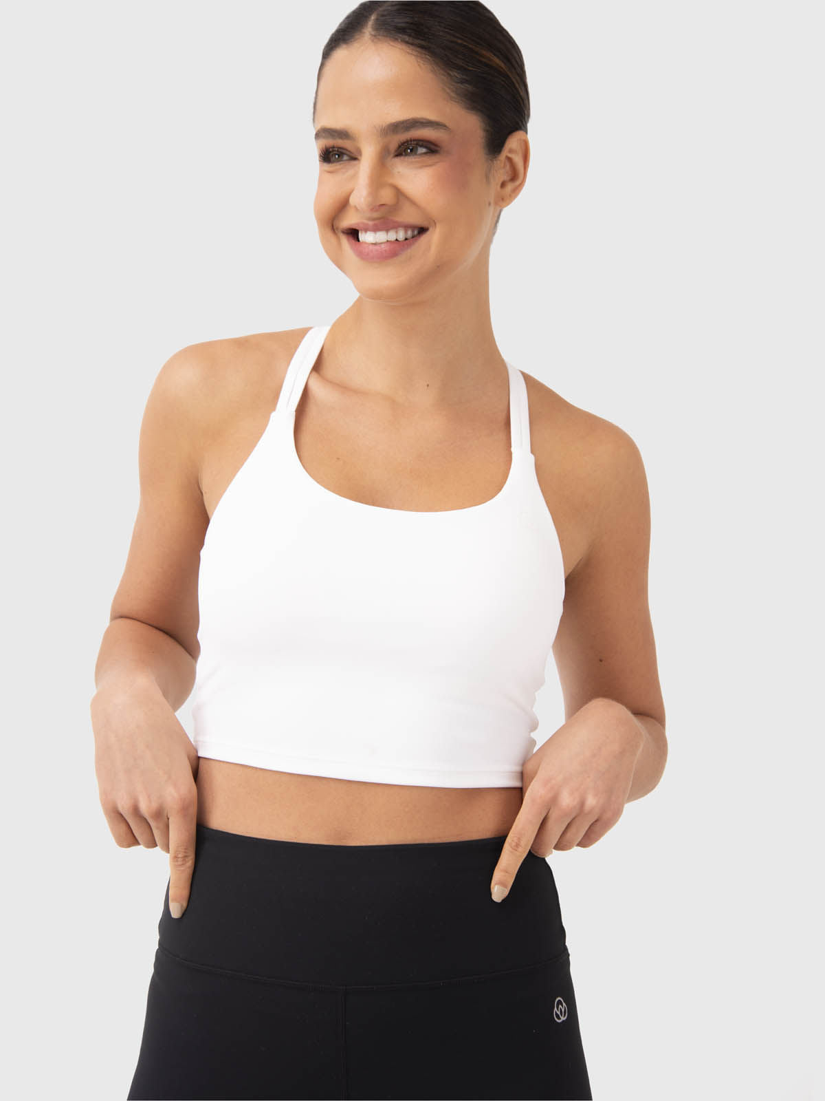 Bra Para Mujer Crop Clara Blanco Bsoul