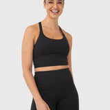 Bra Para Mujer Crop Clara Negro Bsoul