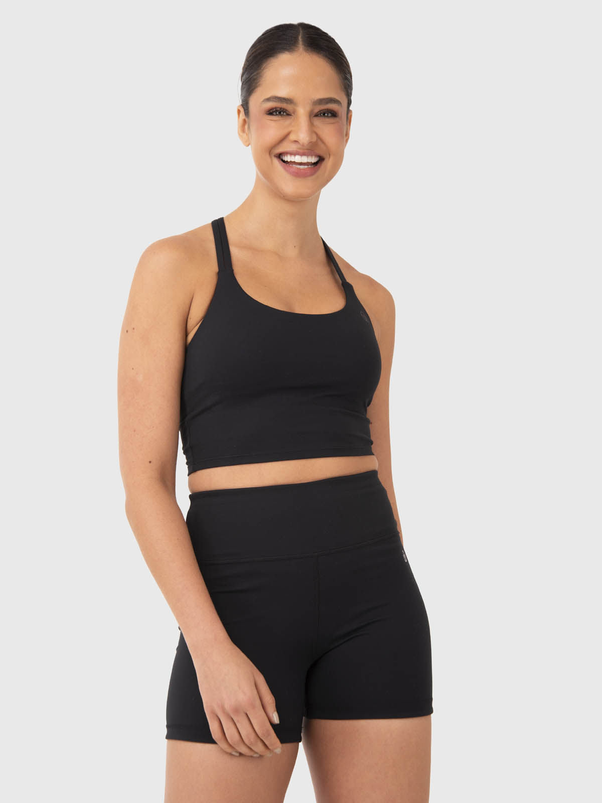 Bra Para Mujer Crop Clara Negro Bsoul