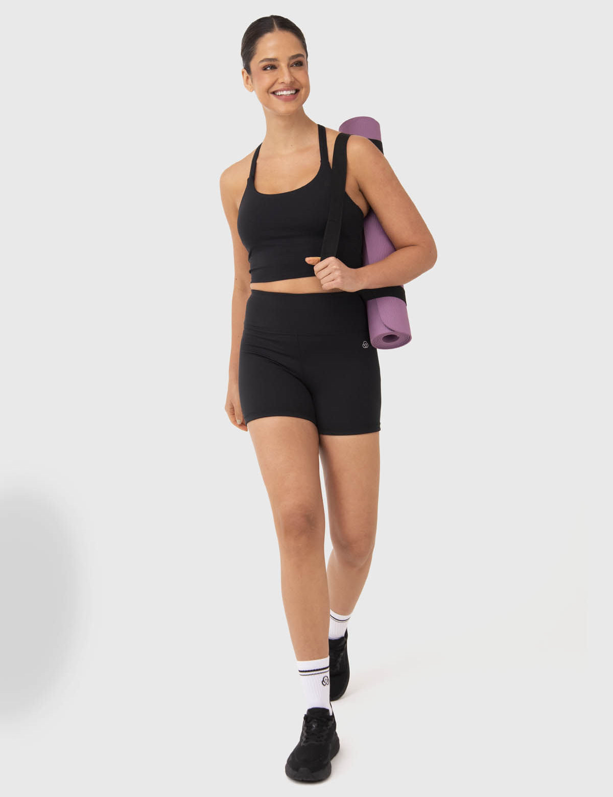 Bra Para Mujer Crop Clara Negro Bsoul