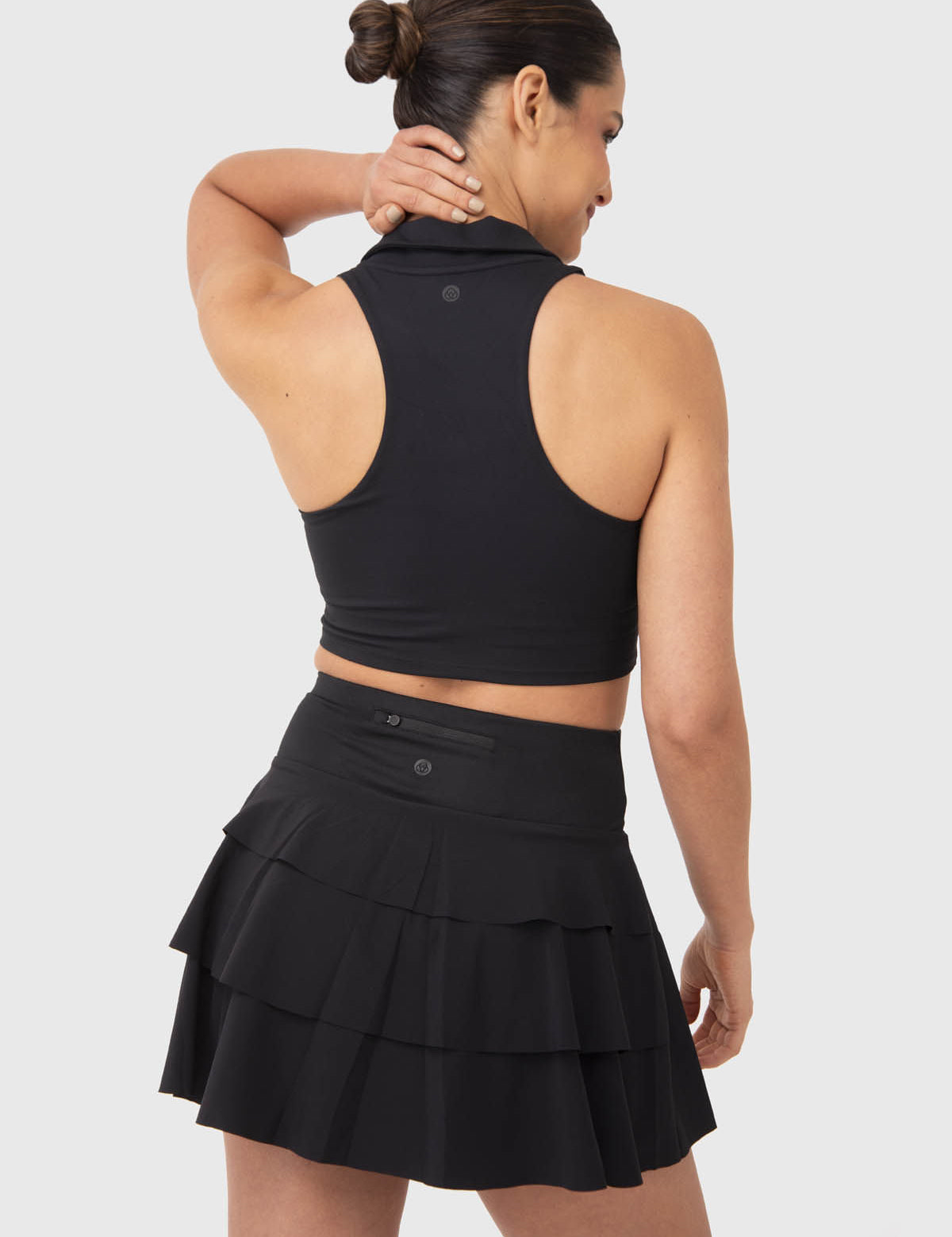 Bra Para Mujer Cropped Polo Negro Bsoul