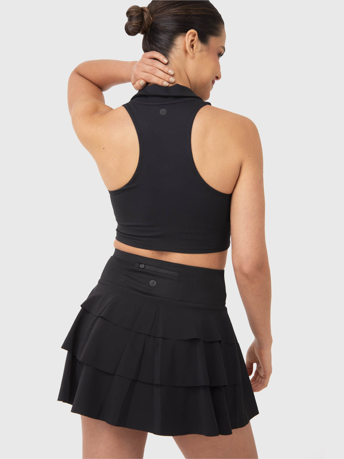 Bra Para Mujer Cropped Polo Negro Bsoul