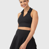 Bra Para Mujer Cropped Polo Negro Bsoul
