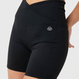 Biker Para Mujer Elisa Aloe Negro Bsoul
