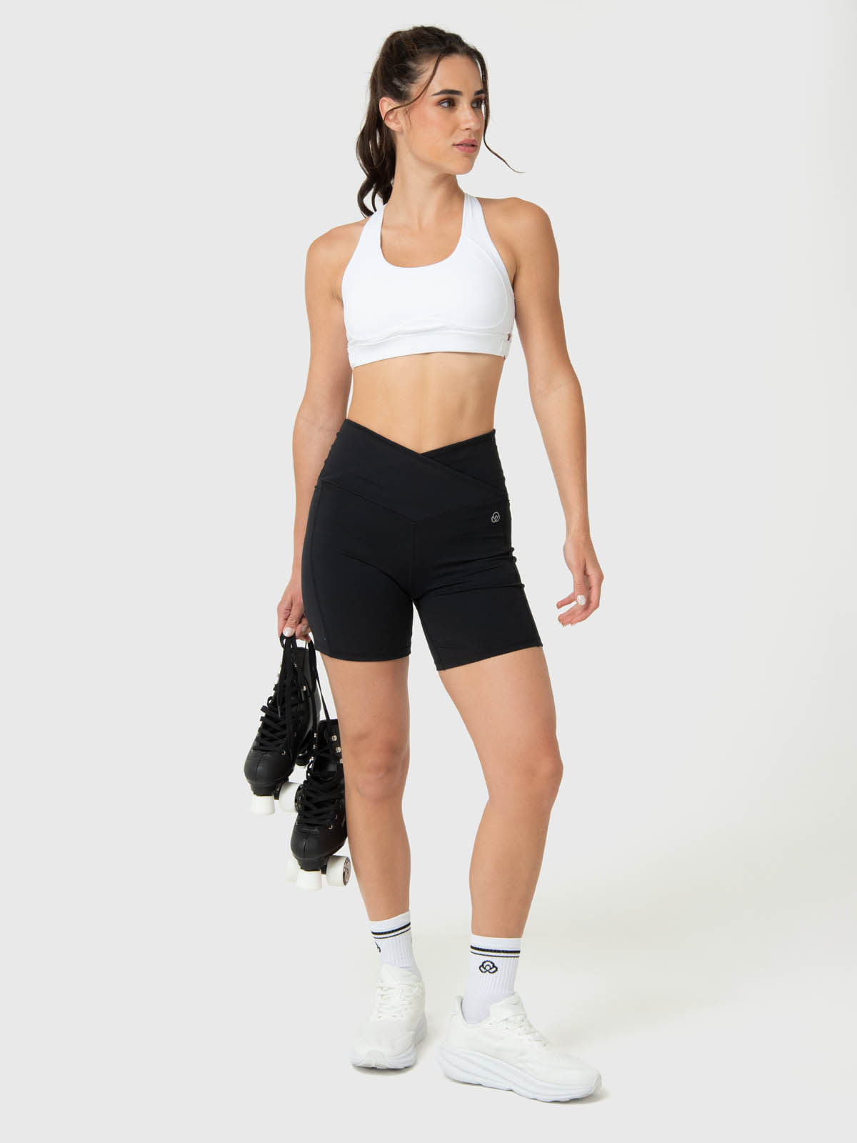 Biker Para Mujer Elisa Aloe Negro Bsoul